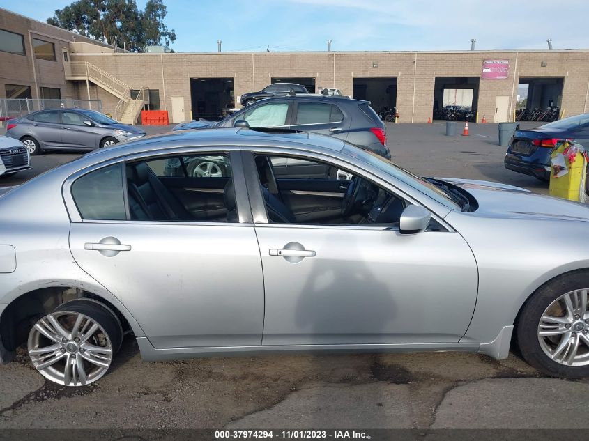 2013 INFINITI G37 SEDAN JOURNEY JN1CV6AP5DM303306