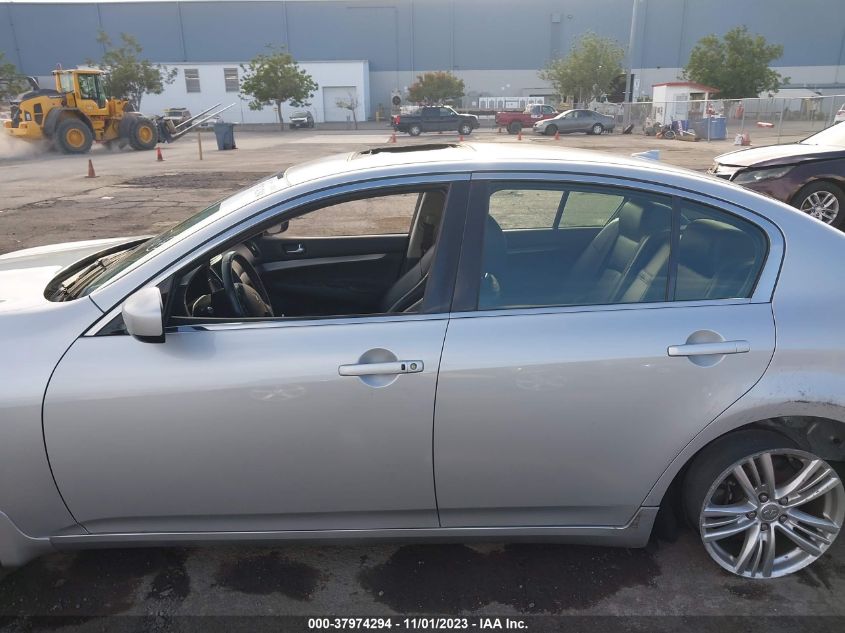 2013 INFINITI G37 SEDAN JOURNEY JN1CV6AP5DM303306