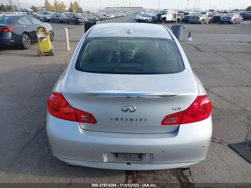 2013 INFINITI G37 SEDAN JOURNEY JN1CV6AP5DM303306