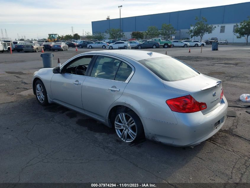 2013 INFINITI G37 SEDAN JOURNEY JN1CV6AP5DM303306