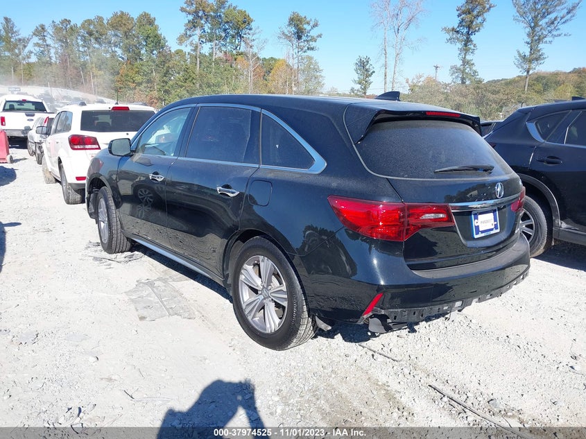 VIN 5J8YD4H32LL036385 2020 ACURA MDX STANDARD