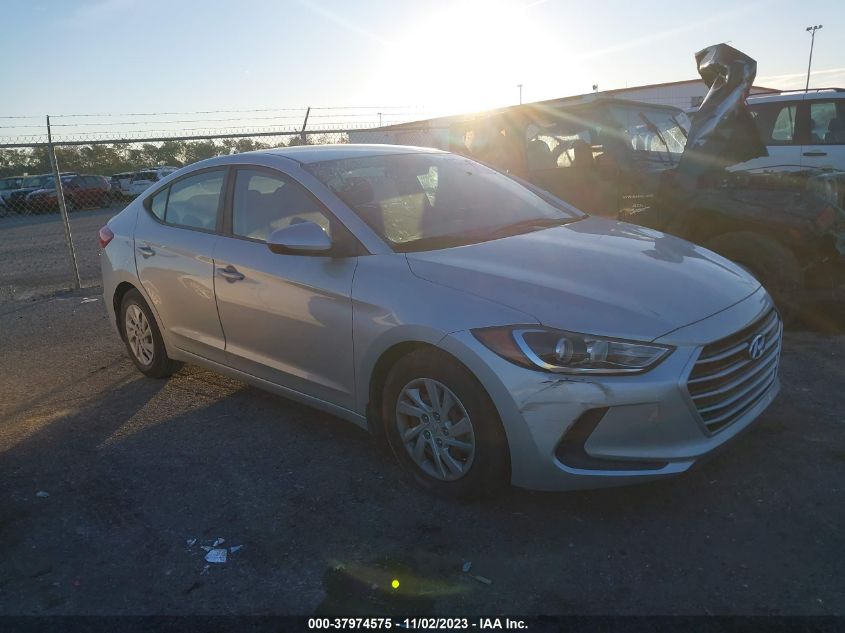 2018 HYUNDAI ELANTRA SE - 5NPD74LF5JH344111