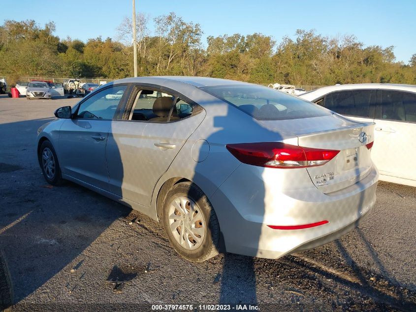 2018 HYUNDAI ELANTRA SE - 5NPD74LF5JH344111