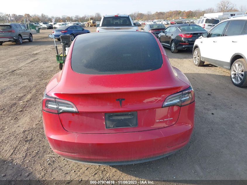 2022 TESLA MODEL 3 - 5YJ3E1EB1NF126200
