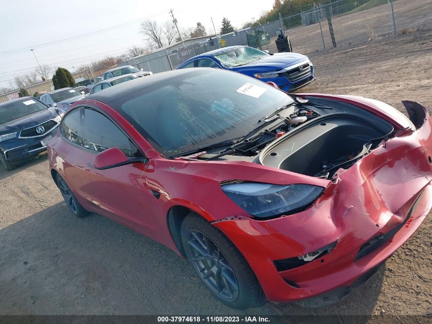 2022 TESLA MODEL 3 - 5YJ3E1EB1NF126200