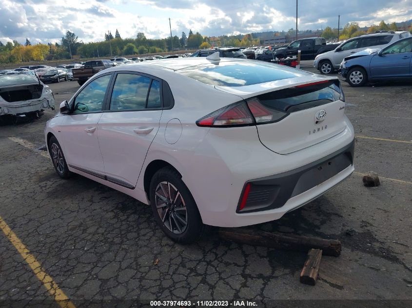 2020 HYUNDAI IONIQ ELECTRIC SE KMHC75LJ4LU072399
