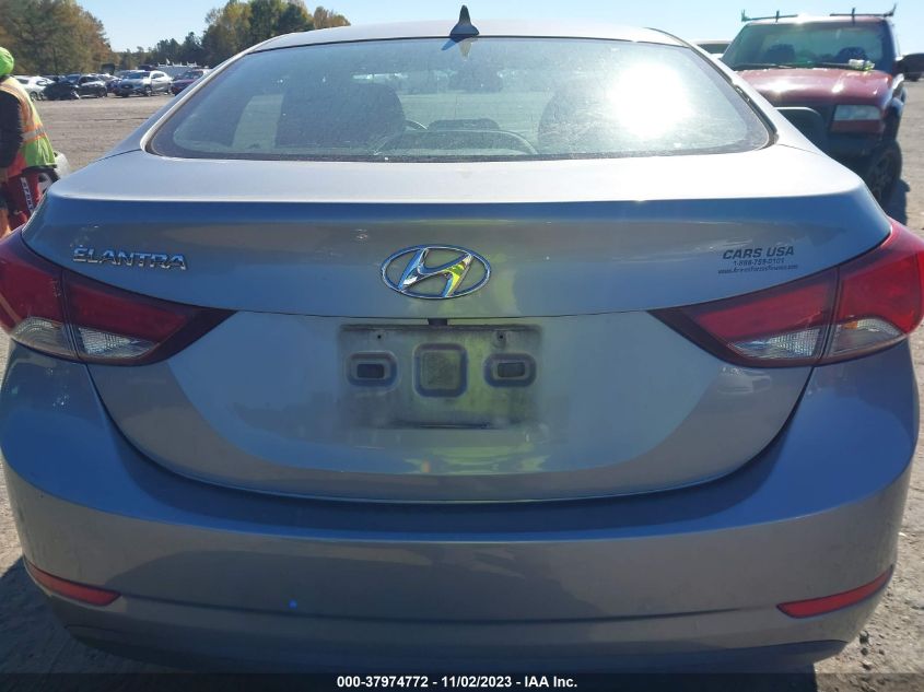 2015 HYUNDAI ELANTRA SE (ULSAN PLANT) - KMHDH4AE2FU223598