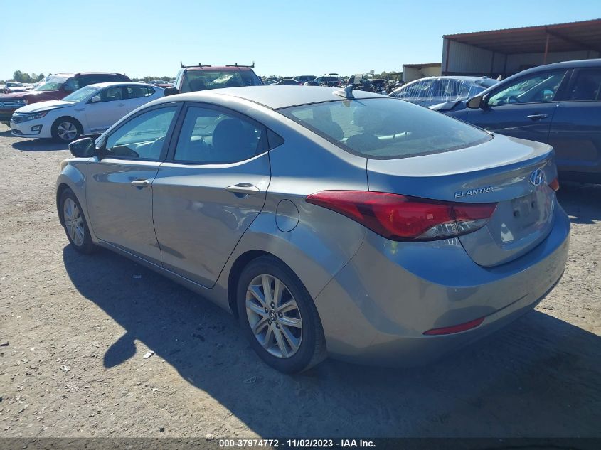 2015 HYUNDAI ELANTRA SE (ULSAN PLANT) - KMHDH4AE2FU223598