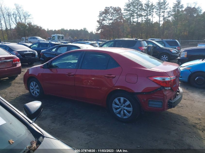 2016 TOYOTA COROLLA LE - 2T1BURHE7GC697037