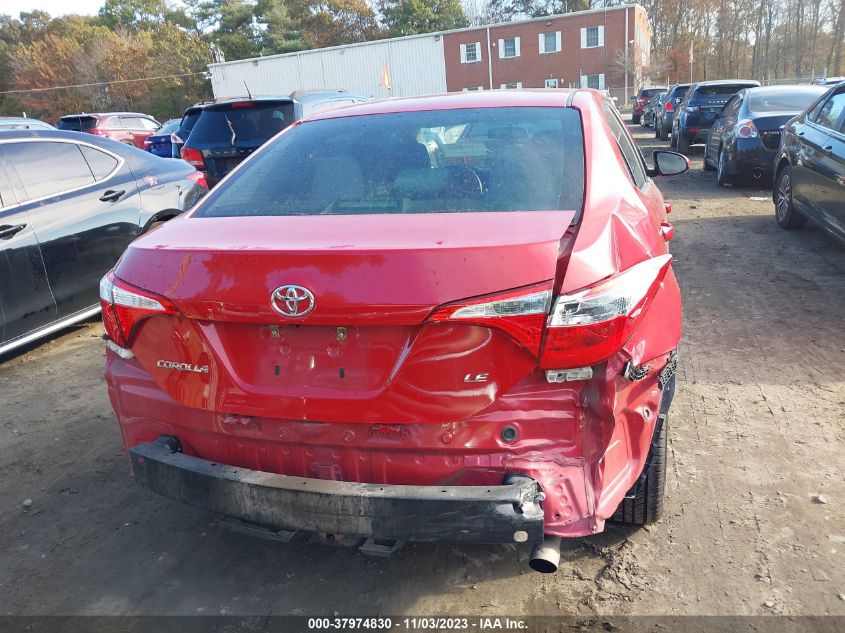 2016 TOYOTA COROLLA LE - 2T1BURHE7GC697037