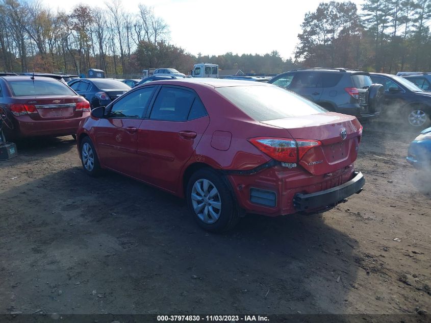 2016 TOYOTA COROLLA LE - 2T1BURHE7GC697037