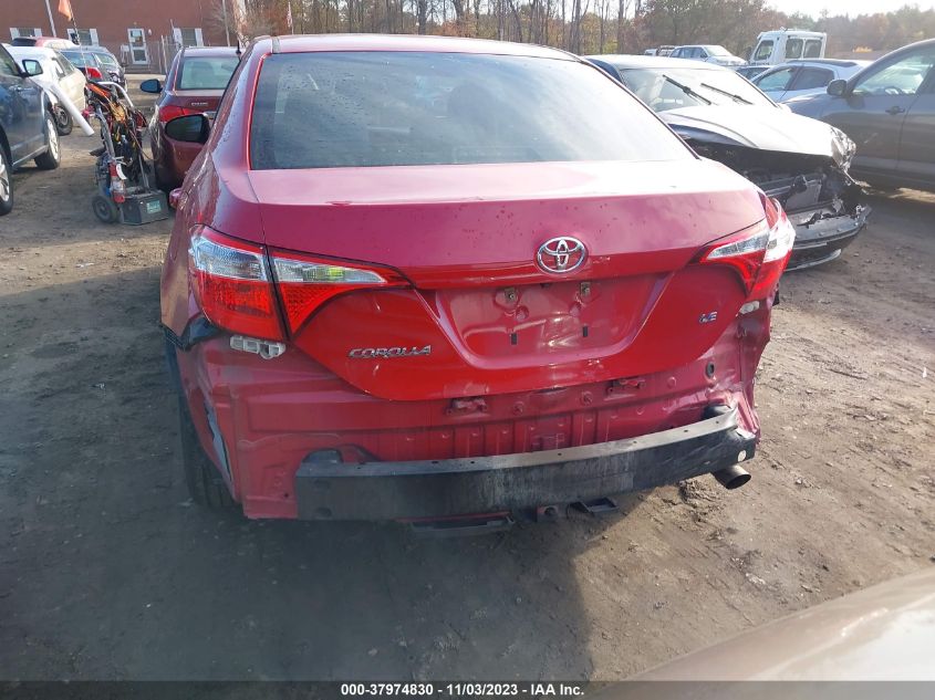 2016 TOYOTA COROLLA LE - 2T1BURHE7GC697037