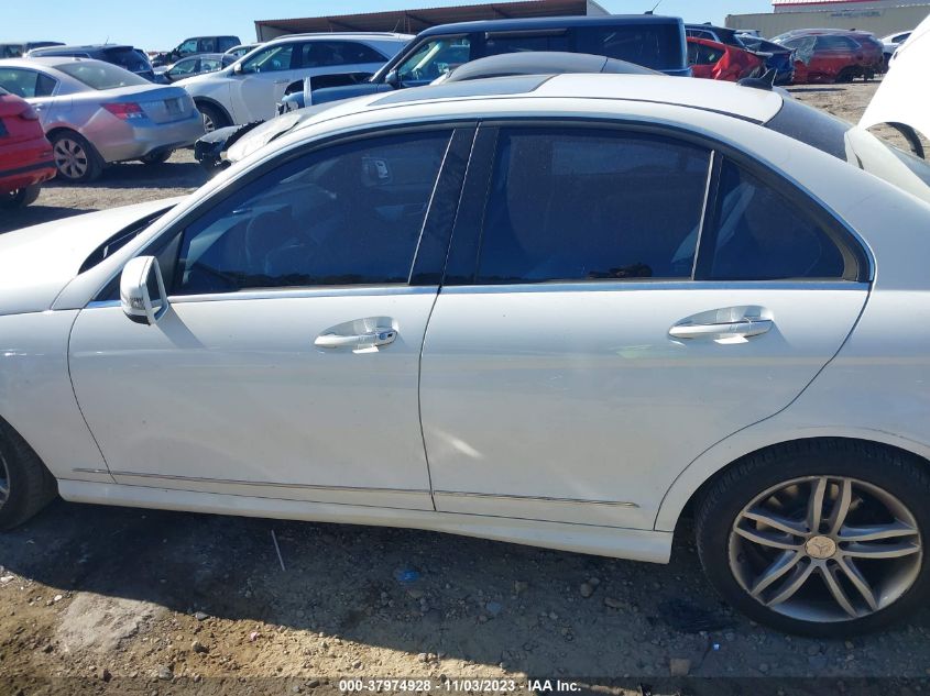 2013 MERCEDES-BENZ C 250 SPORT/LUXURY WDDGF4HB4DR274979