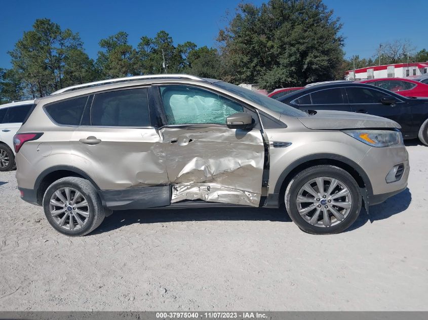 2017 FORD ESCAPE TITANIUM - 1FMCU0JD7HUE21250