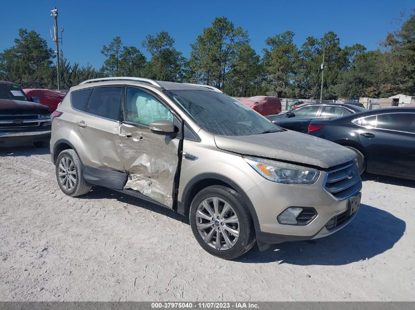 2017 FORD ESCAPE TITANIUM - 1FMCU0JD7HUE21250