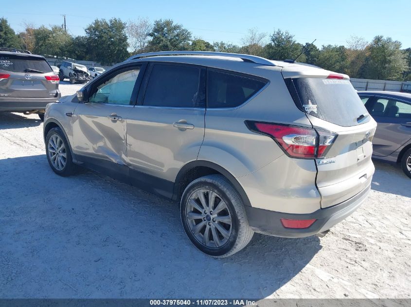 2017 FORD ESCAPE TITANIUM - 1FMCU0JD7HUE21250