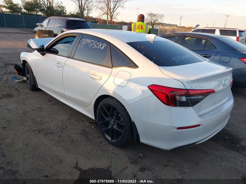 VIN 2HGFE2F52NH580253 2022 HONDA CIVIC SPORT