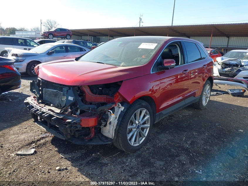 VIN 2FMPK4K8XJBC25699 2018 FORD EDGE TITANIUM