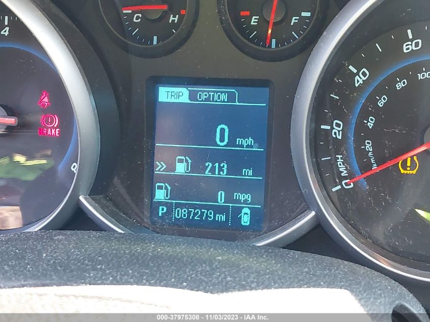 2013 CHEVROLET CRUZE LT - 1G1PC5SB7D7190323
