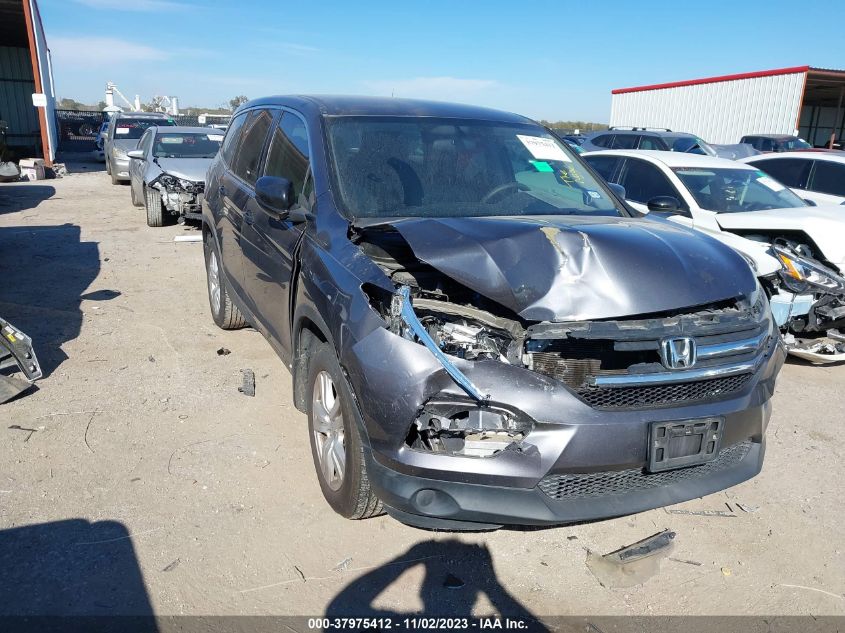 2016 HONDA PILOT LX - 5FNYF5H14GB015060