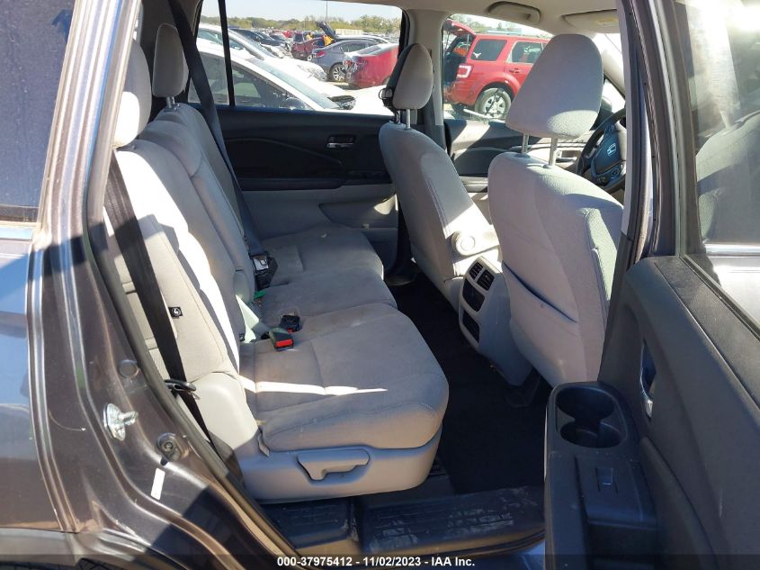 2016 HONDA PILOT LX - 5FNYF5H14GB015060