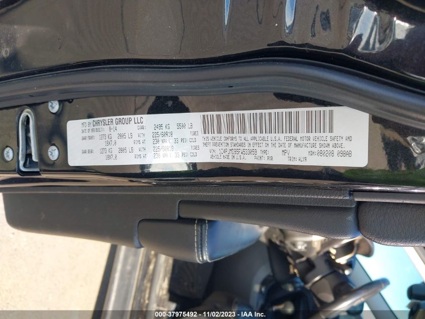 2015 JEEP CHEROKEE LIMITED - 1C4PJMDB5FW533059