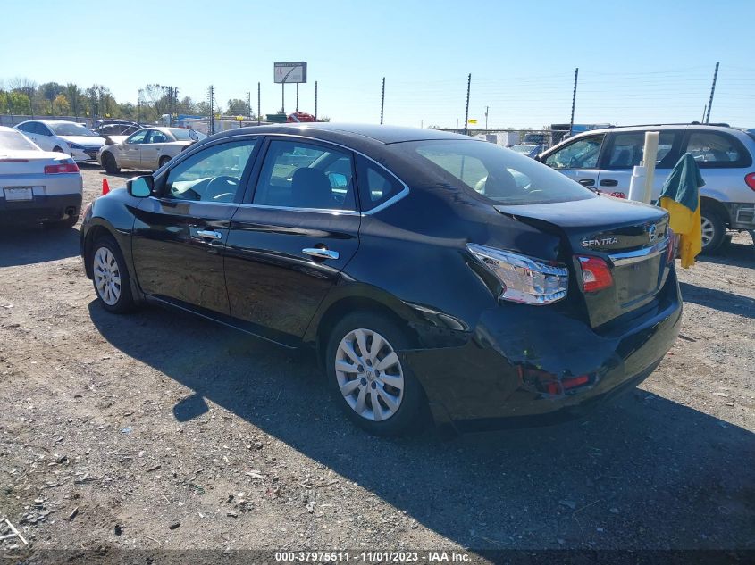 2015 NISSAN SENTRA S - 3N1AB7AP7FY378272