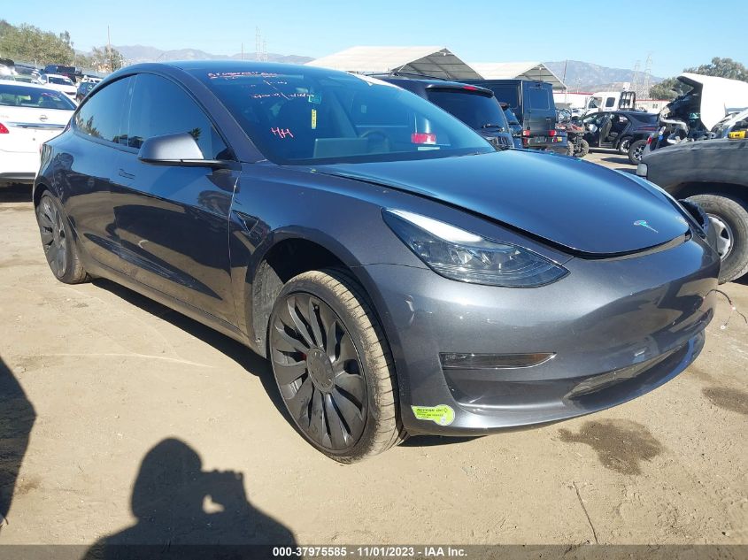 5YJ3E1ECXPF583132 TESLA MODEL 3 PERFORMANCE DUAL MOTOR 2023