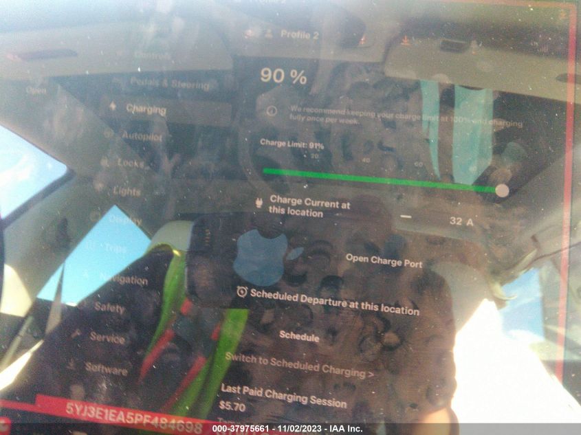 2023 TESLA MODEL 3 - 5YJ3E1EA5PF484698