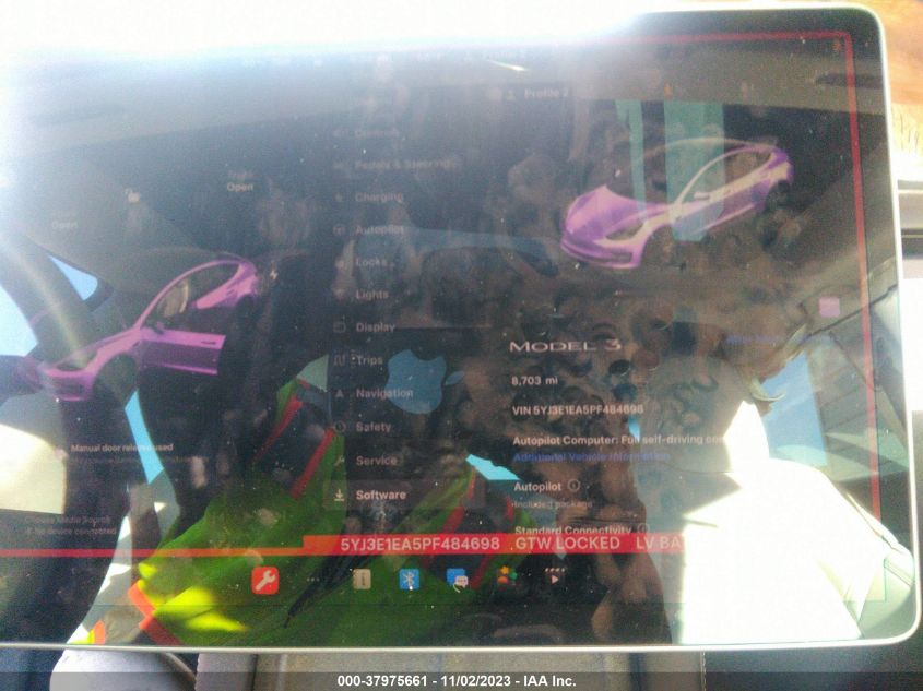 2023 TESLA MODEL 3 - 5YJ3E1EA5PF484698