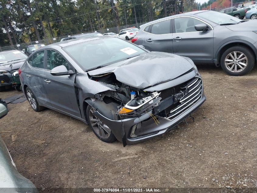 2017 HYUNDAI ELANTRA LIMITED - KMHD84LF0HU301398