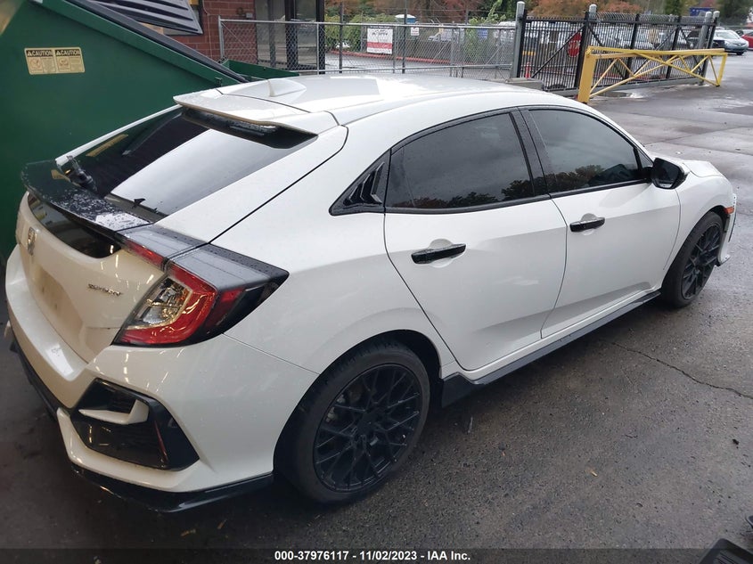 VIN SHHFK7H46MU402597 2021 HONDA CIVIC SPORT
