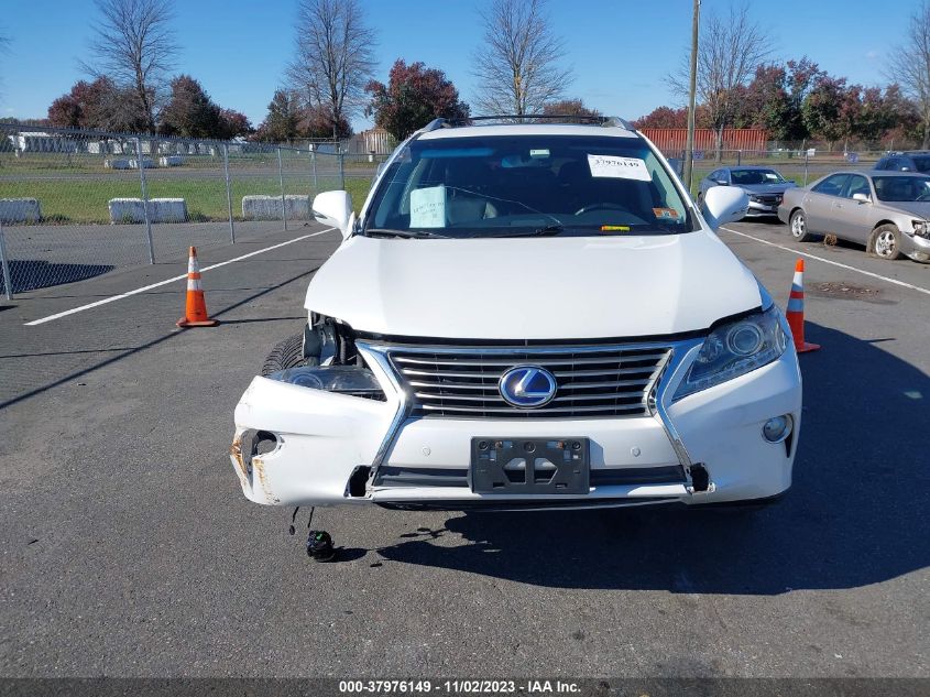 2013 LEXUS RX 450H JTJBC1BA6D2065535