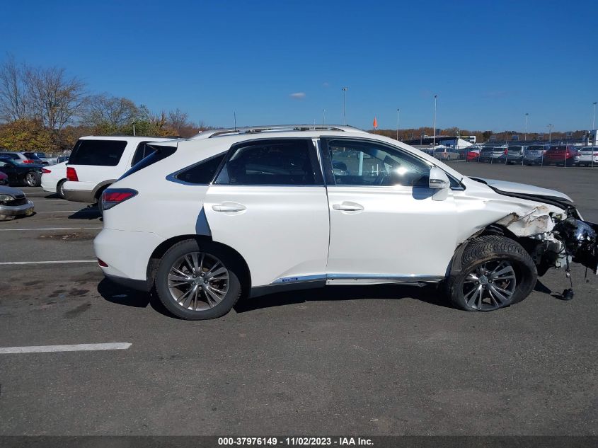 2013 LEXUS RX 450H JTJBC1BA6D2065535