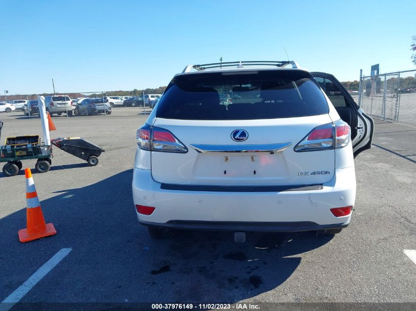 2013 LEXUS RX 450H JTJBC1BA6D2065535