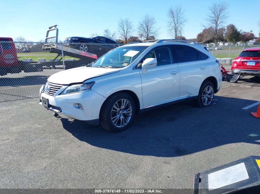 2013 LEXUS RX 450H JTJBC1BA6D2065535