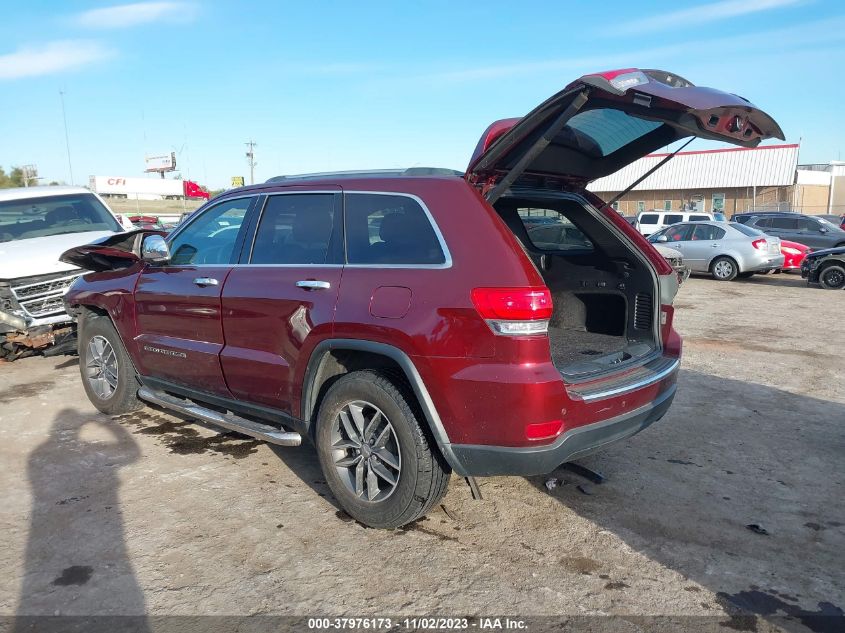 VIN 1C4RJEBG1JC153756 2018 JEEP GRAND CHEROKEE LIMITED 4X2