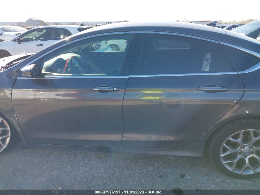 2015 CHRYSLER 200 C - 1C3CCCEG8FN673940
