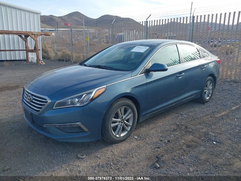 2015 HYUNDAI SONATA SE - 5NPE24AFBFH122724