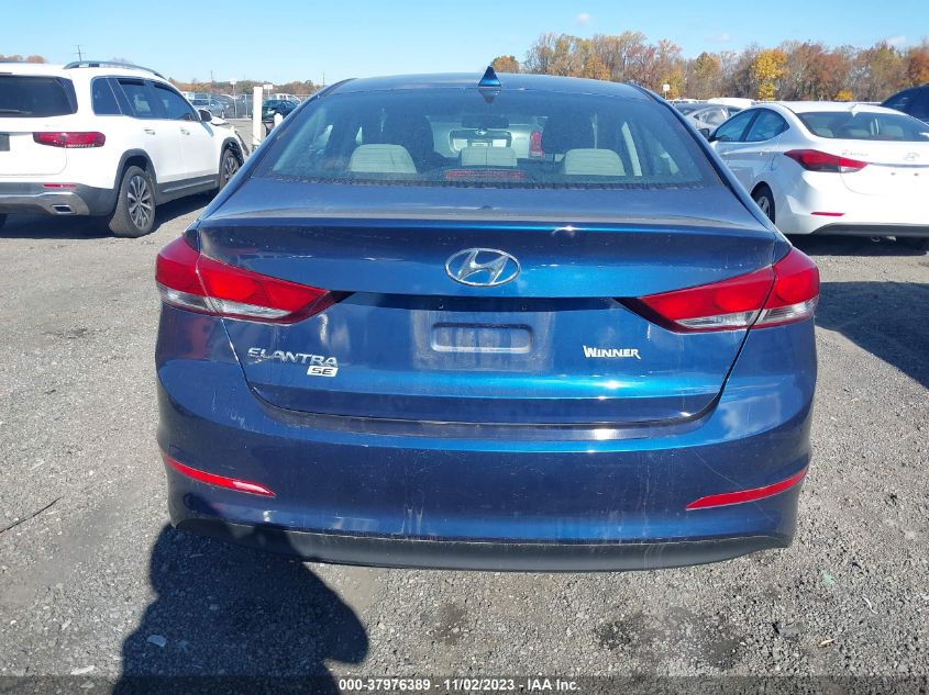 2017 HYUNDAI ELANTRA SE - 5NPD74LFXHH187038
