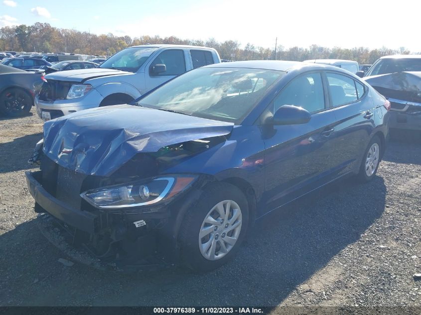 2017 HYUNDAI ELANTRA SE - 5NPD74LFXHH187038