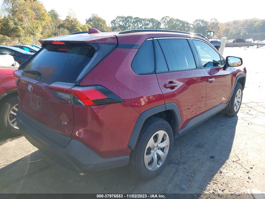 VIN 2T3H1RFV1KC007708 2019 TOYOTA RAV4 LE