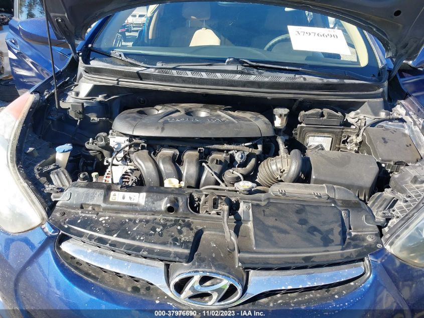 2013 HYUNDAI ELANTRA GLS PZEV - KMHDH4AE6DU753876