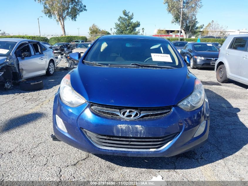 2013 HYUNDAI ELANTRA GLS PZEV - KMHDH4AE6DU753876