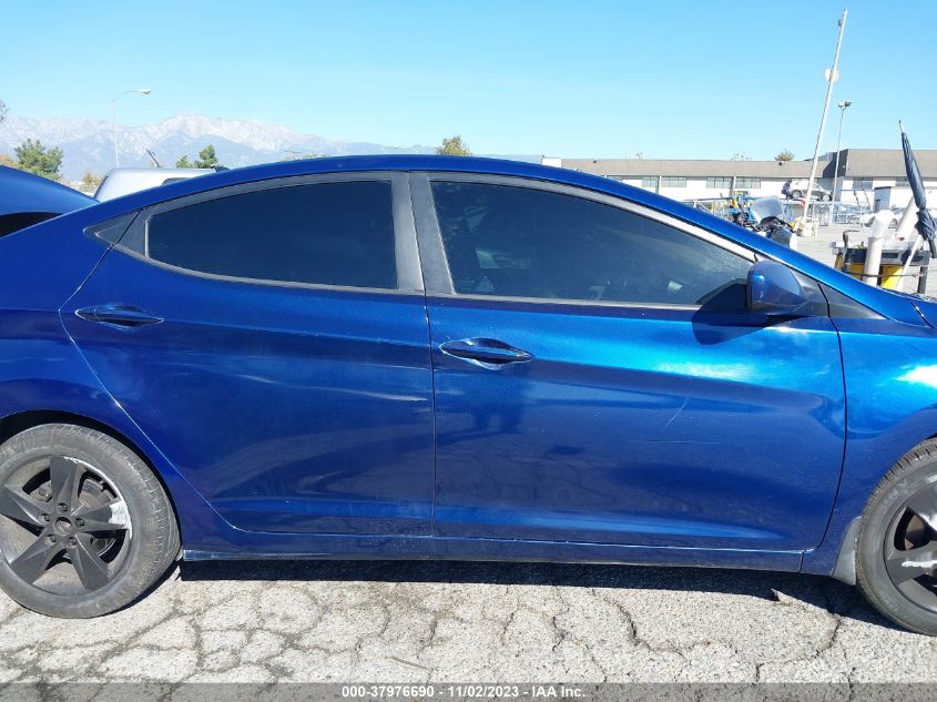 2013 HYUNDAI ELANTRA GLS PZEV - KMHDH4AE6DU753876