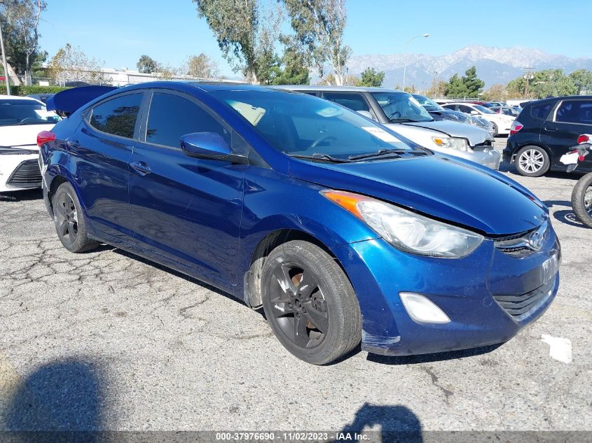 2013 HYUNDAI ELANTRA GLS PZEV - KMHDH4AE6DU753876