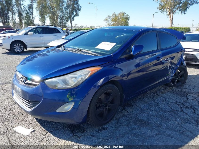 2013 HYUNDAI ELANTRA GLS PZEV - KMHDH4AE6DU753876