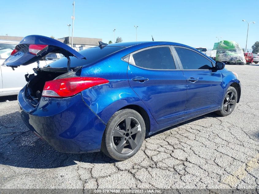 2013 HYUNDAI ELANTRA GLS PZEV - KMHDH4AE6DU753876
