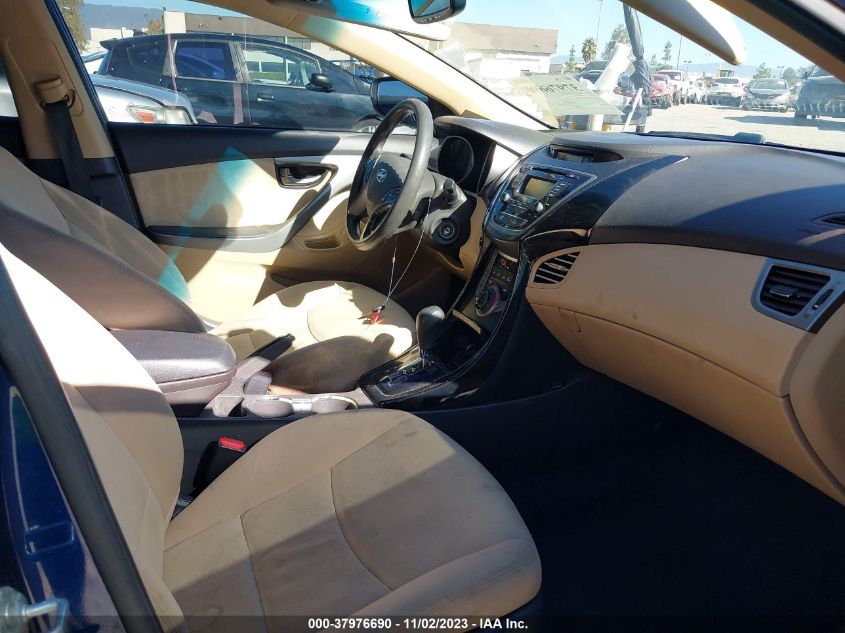 2013 HYUNDAI ELANTRA GLS PZEV - KMHDH4AE6DU753876