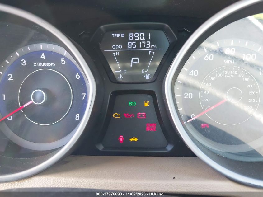 2013 HYUNDAI ELANTRA GLS PZEV - KMHDH4AE6DU753876